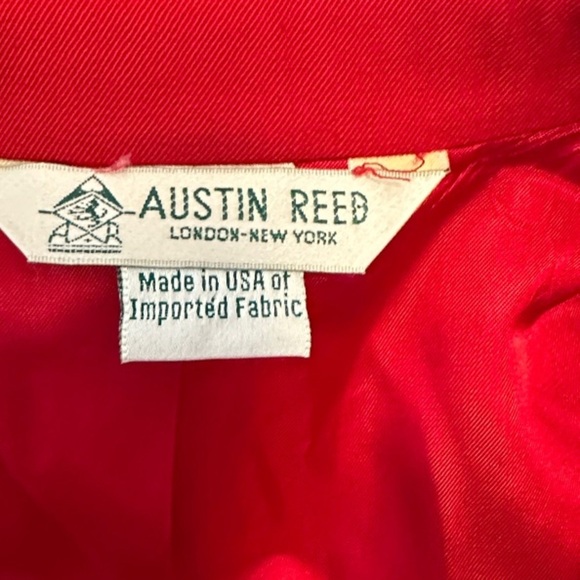 Vintage Austin Reed Wool Red Blazer - Picture 6 of 8
